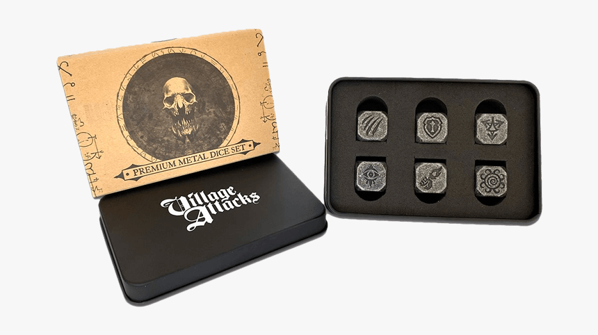 Village Attacks Metal Dice Arcane, HD Png Download