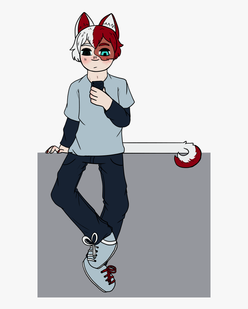 Bnha Todoroki Shouto Boku No Hero Academia Mha My Hero - Cartoon, HD Png Download