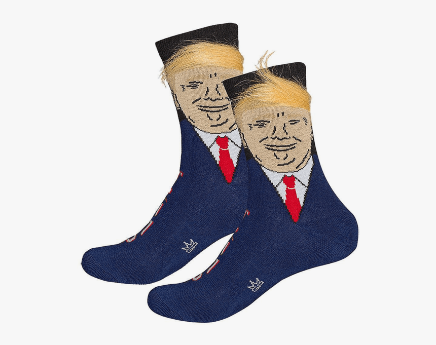 Trump Fake Hair Socks With Mini Comb - Trump Socken, HD Png Download