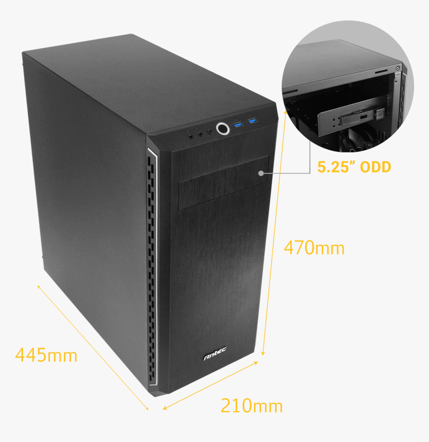 Antec Case P7 Silent, HD Png Download