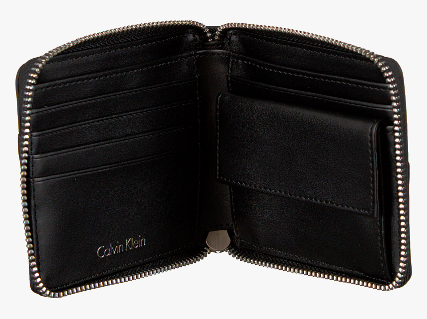 Black Calvin Klein Wallet Marissa Small Zip Around - Wallet, HD Png Download
