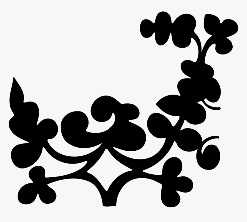 Plants Abstract Black M Clipart , Png Download, Transparent Png