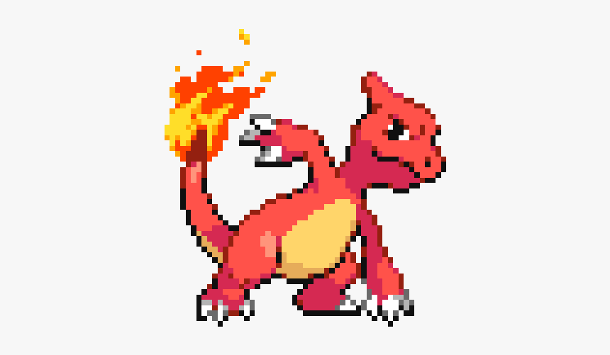 Charmeleon Cross Stitch Pattern, HD Png Download