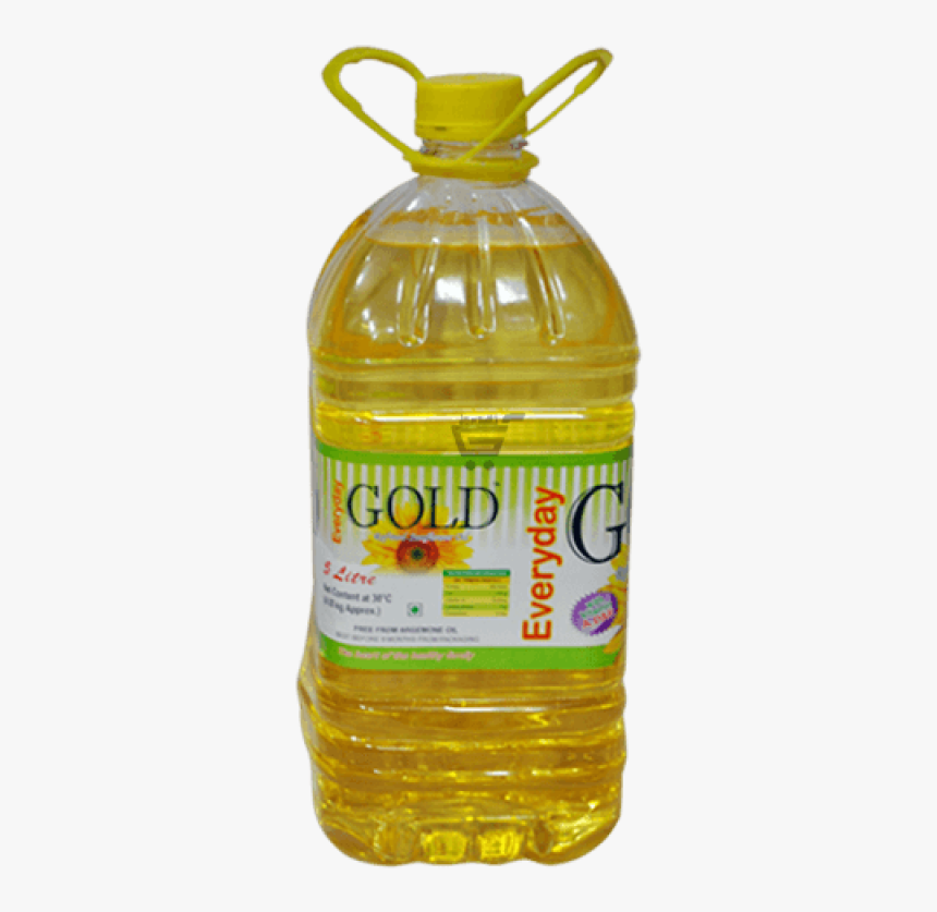 Gold Sunflower Oil Png Image - Transparent Background Vegetable Oil Png, Png Download