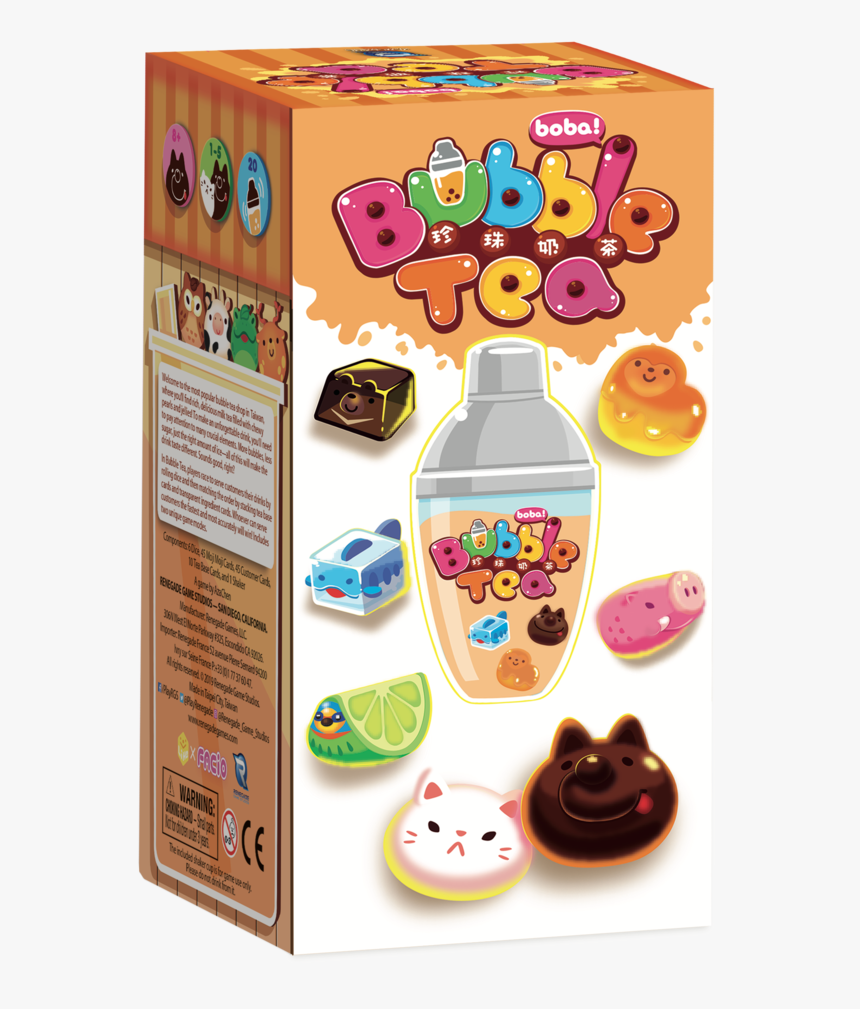 Bubble Tea Box No Shadow Cmyk 300 - Bubble Tea Board Game, HD Png Download