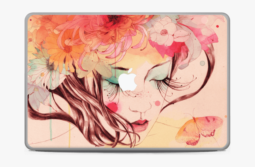 Blushing Girl Skin Macbook Pro 17” - Mirabilia Conrad Roset, HD Png Download