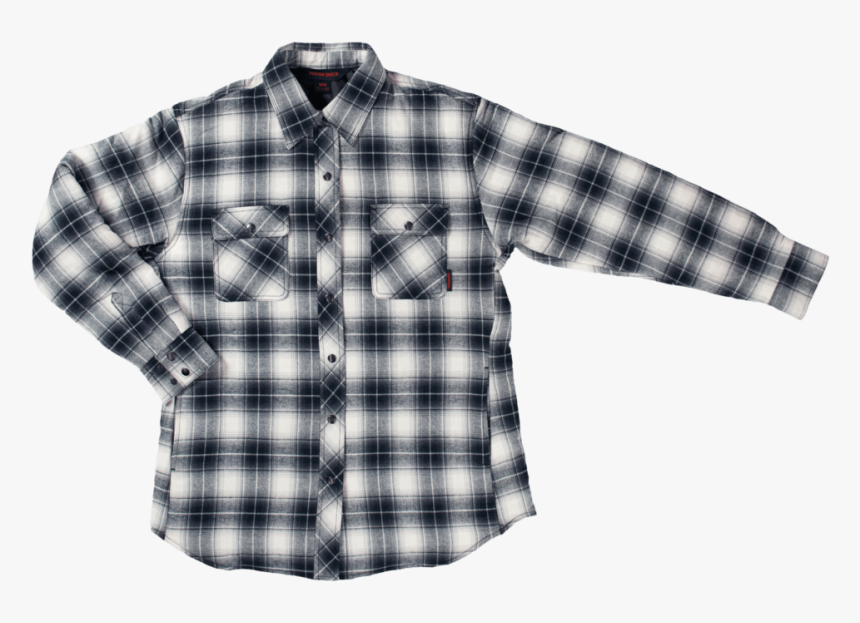Tough Duck Womens Quilt Lined Flannel Shirt Grey Plaid - 96010 20vm, HD Png Download