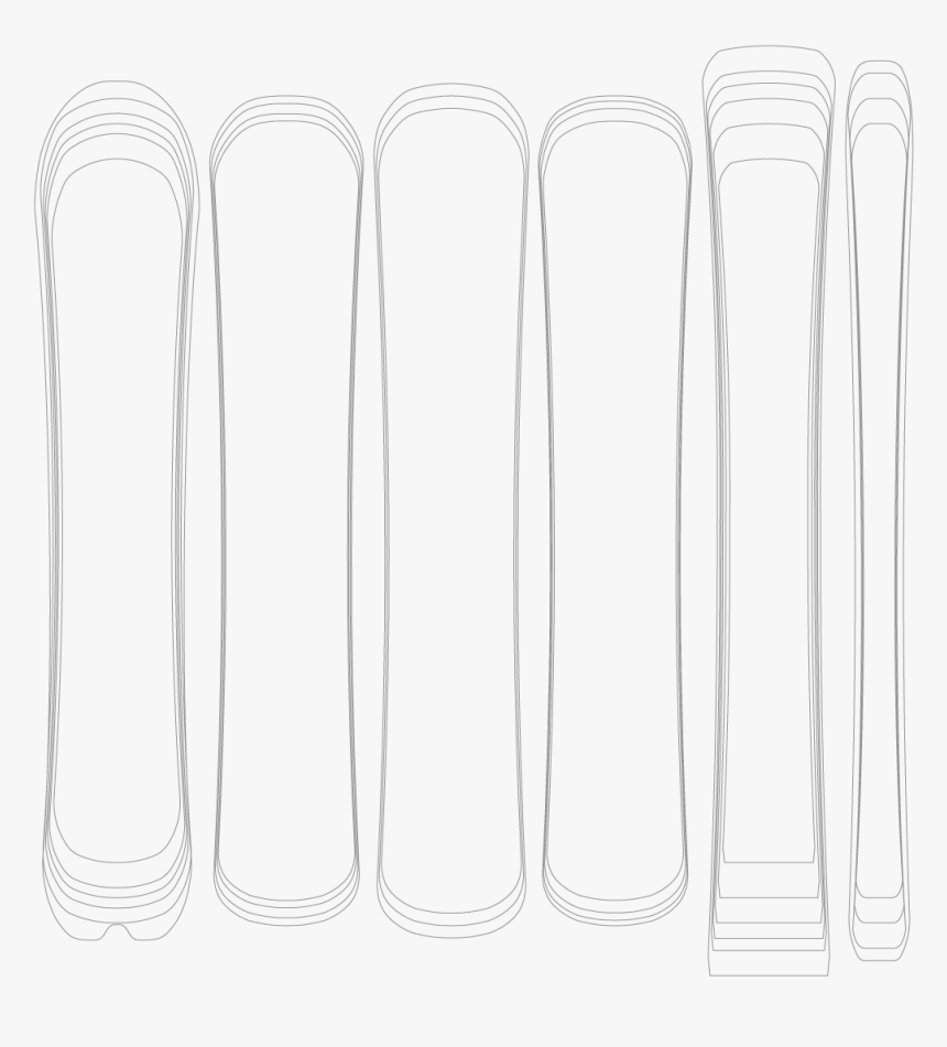 Apex Cstm Snowboards Handmade In Austria - Line Art, HD Png Download