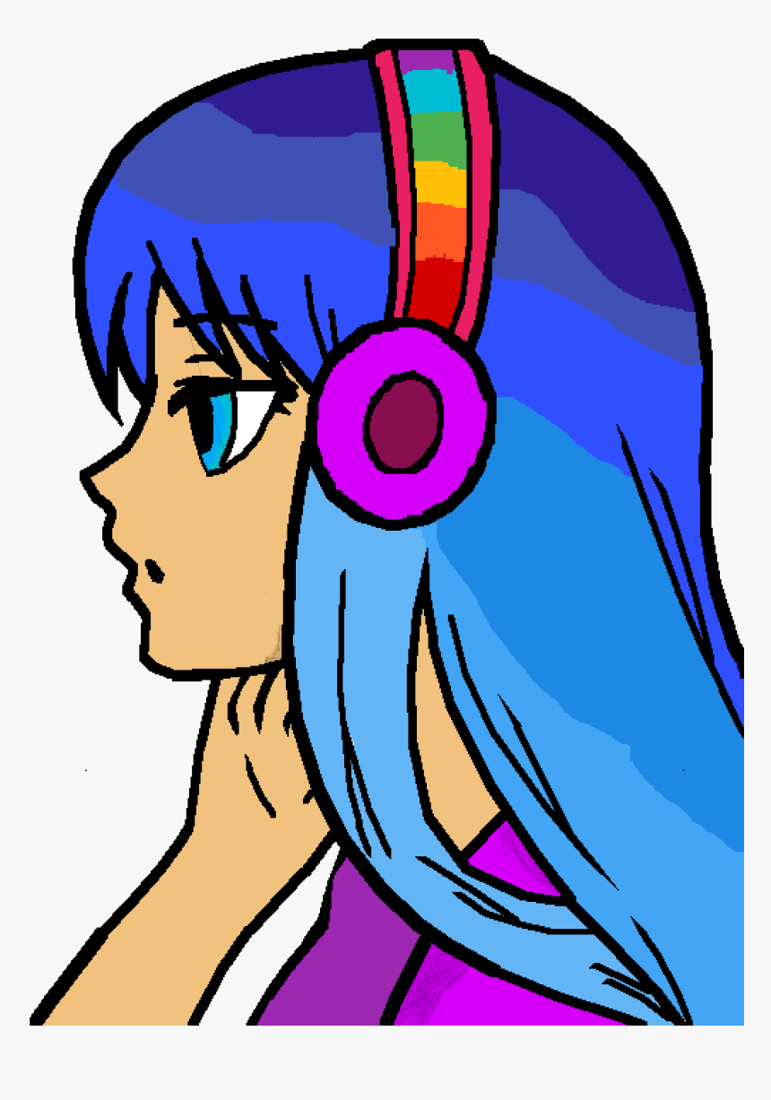 Girl Who Loves Music, HD Png Download