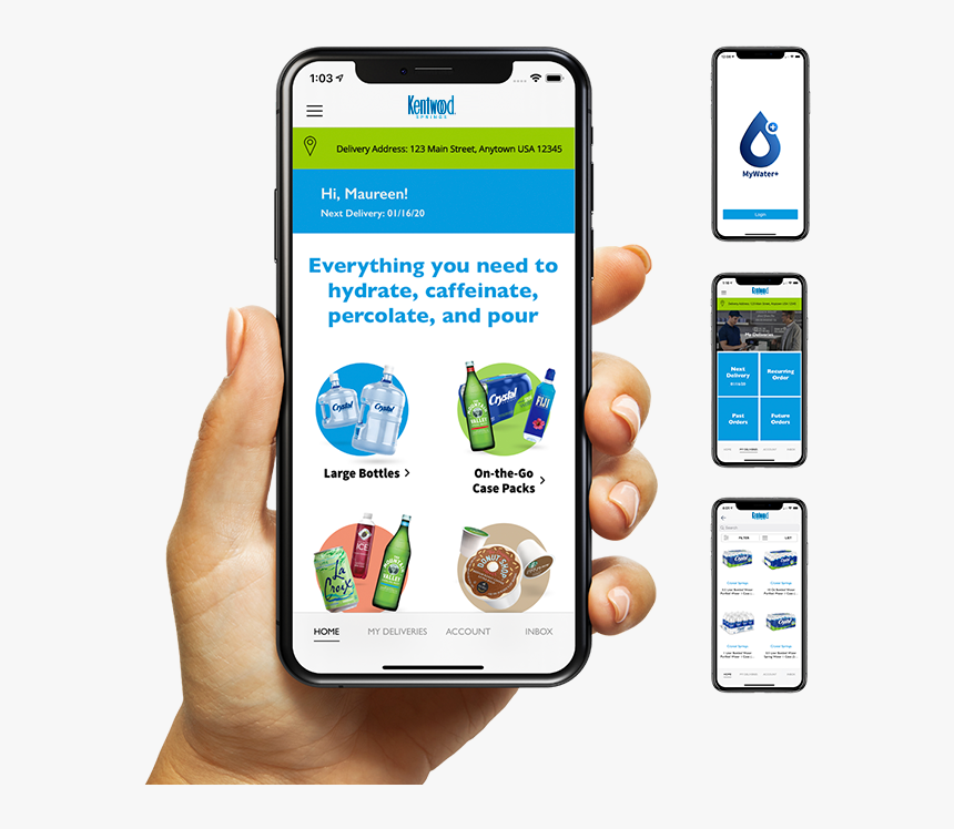 Try Our New App Mywater - Iphone, HD Png Download