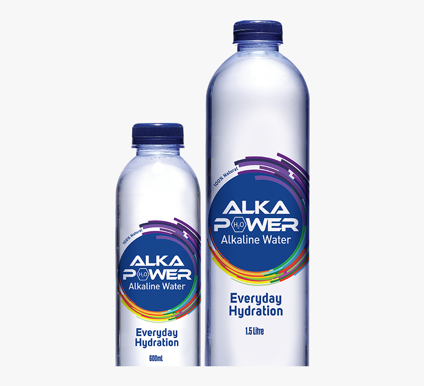 Bottled Alkaline Water - Plastic Bottle, HD Png Download