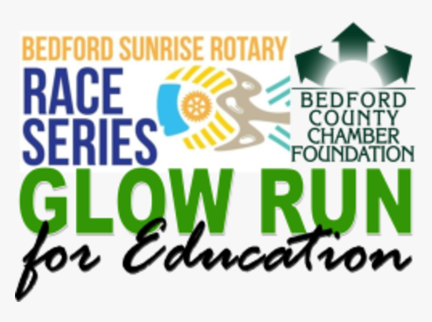 5k Glow Run For Education - Graphic Design, HD Png Download