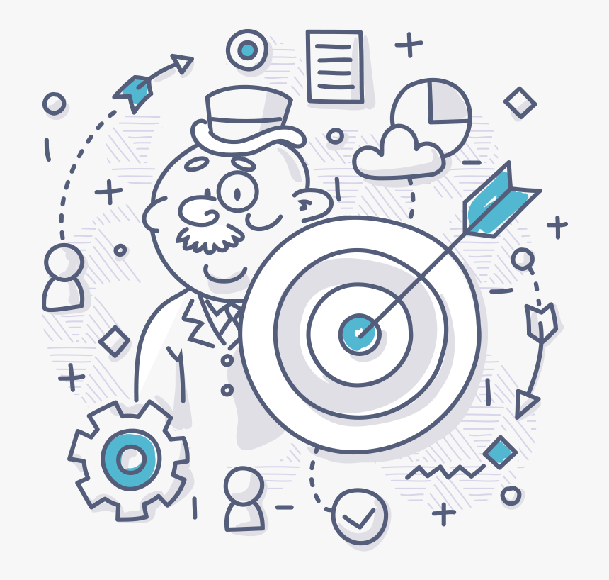 Target Audience Doodle, HD Png Download