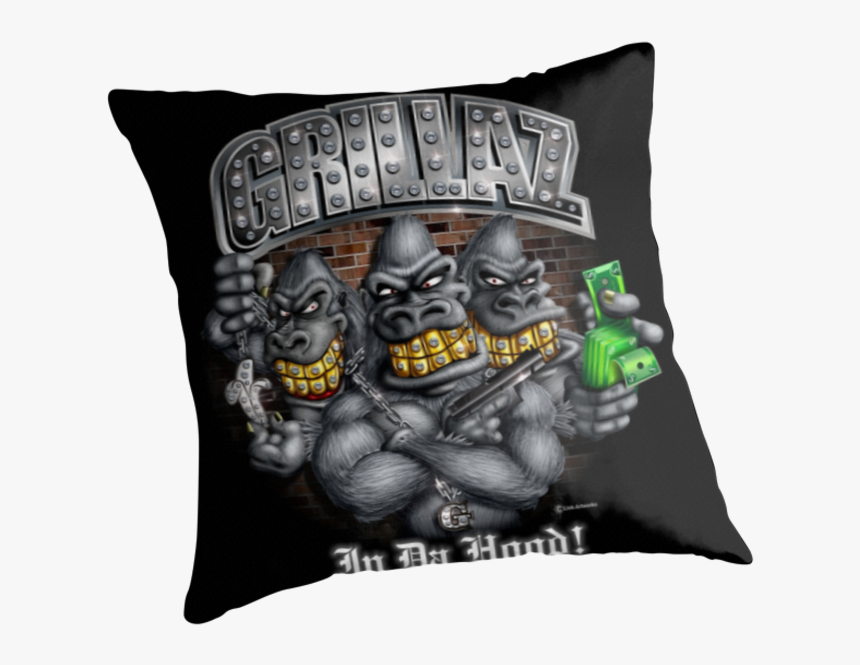 Grillaz Hip Hop Gangsta Gorillas By Linkartworks - Gangsta Gorillas, HD Png Download