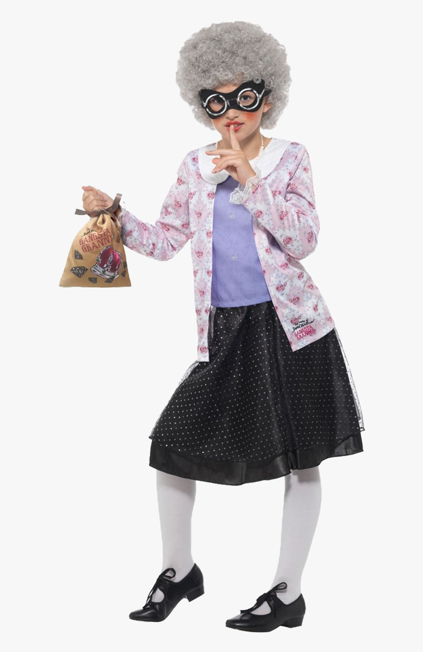 Kids Gangsta Granny Costume - David Walliams Gangsta Granny Costume, HD Png Download