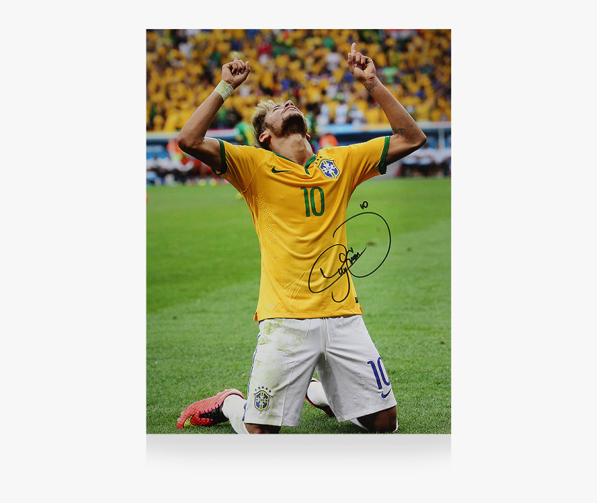 Soccer Players Pointing To The Sky, HD Png Download