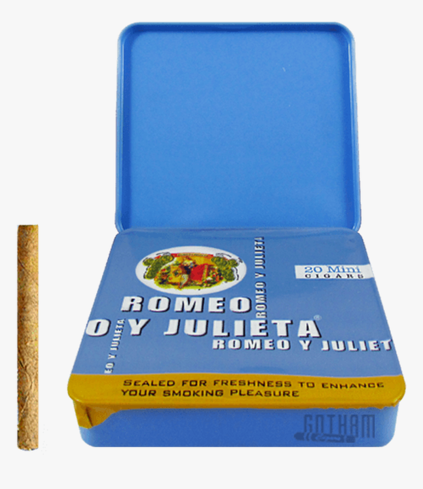 Romeo Y Julieta 1875 Mini Blue Open Box - General Supply, HD Png Download