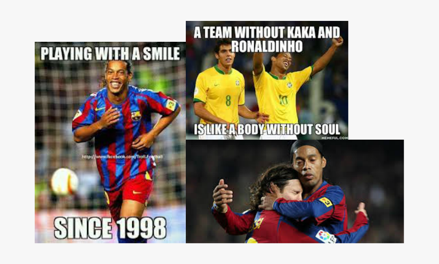 Picture - Ronaldinho He Always Played With A Smile, HD Png Download