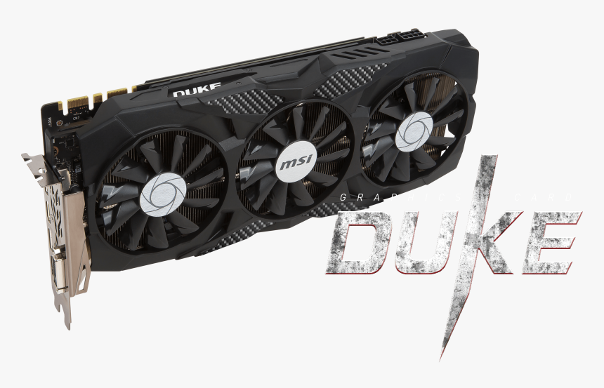 Msi Duke 1080 Ti , Png Download - Msi Gtx 1080 Ti Duke, Transparent Png