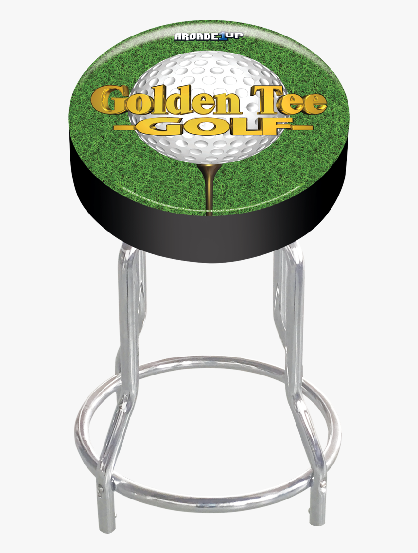 Golden Tee Adjustable Stool 
 Class Lazyload Lazyload - Pac Man Bar Stools, HD Png Download