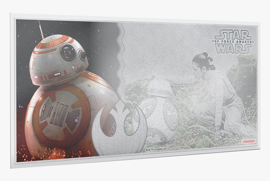 Ikniu619625 1 - Star Wars Silver Note Bb8, HD Png Download
