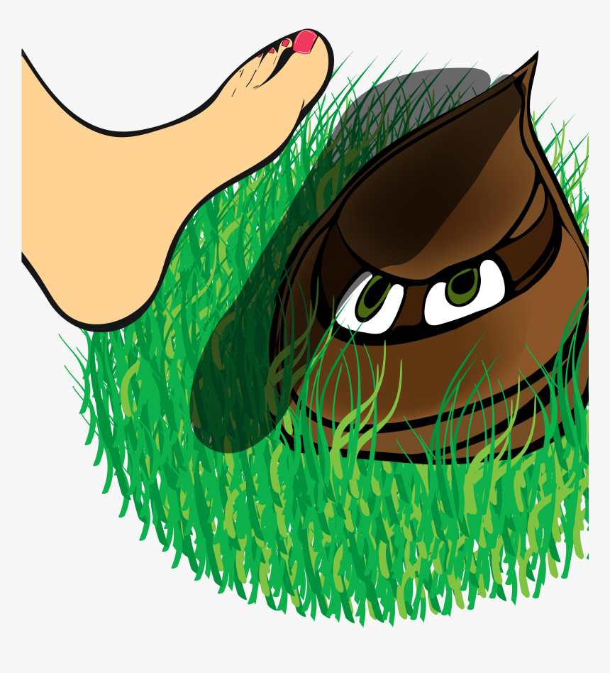 Stepping In Poop Clipart , Png Download - Cartoon, Transparent Png