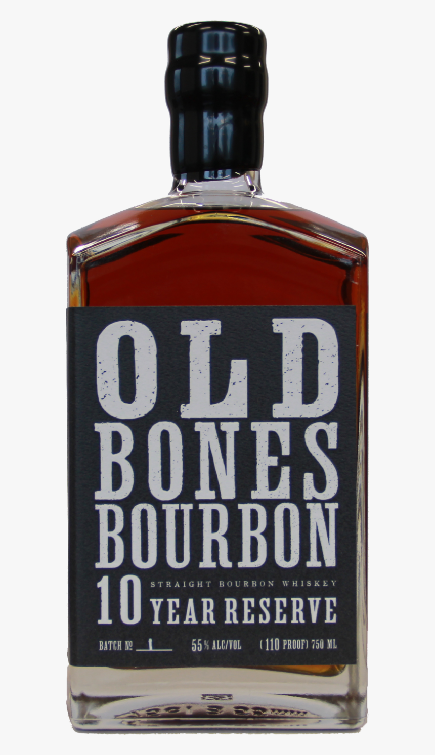 Backbone Old Bones 10 Yr Reserve Bourbon - Glass Bottle, HD Png Download