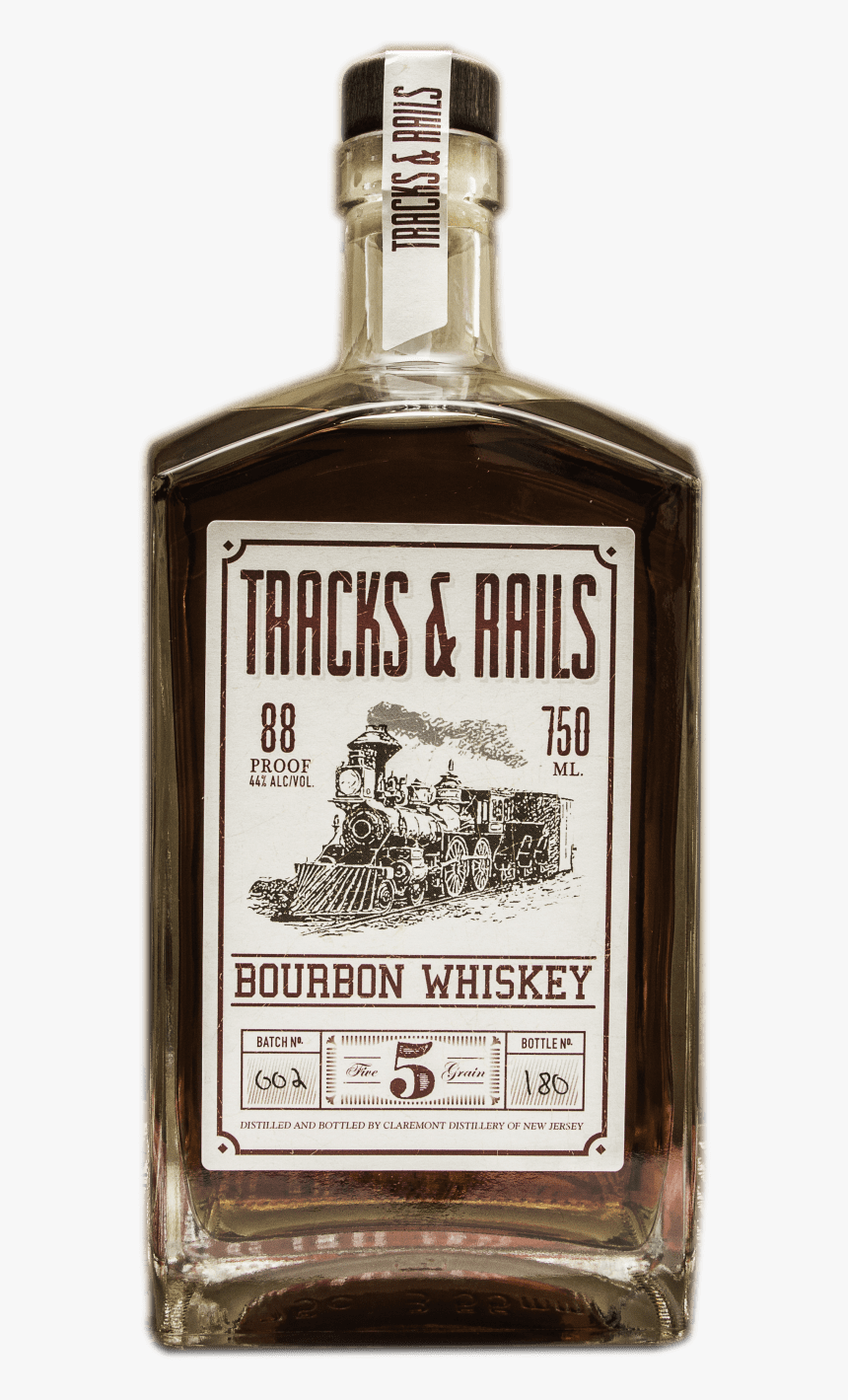 Claremont Distillery Tracks & Rails Bourbon Whiskey, - Tracks And Rails Bourbon, HD Png Download