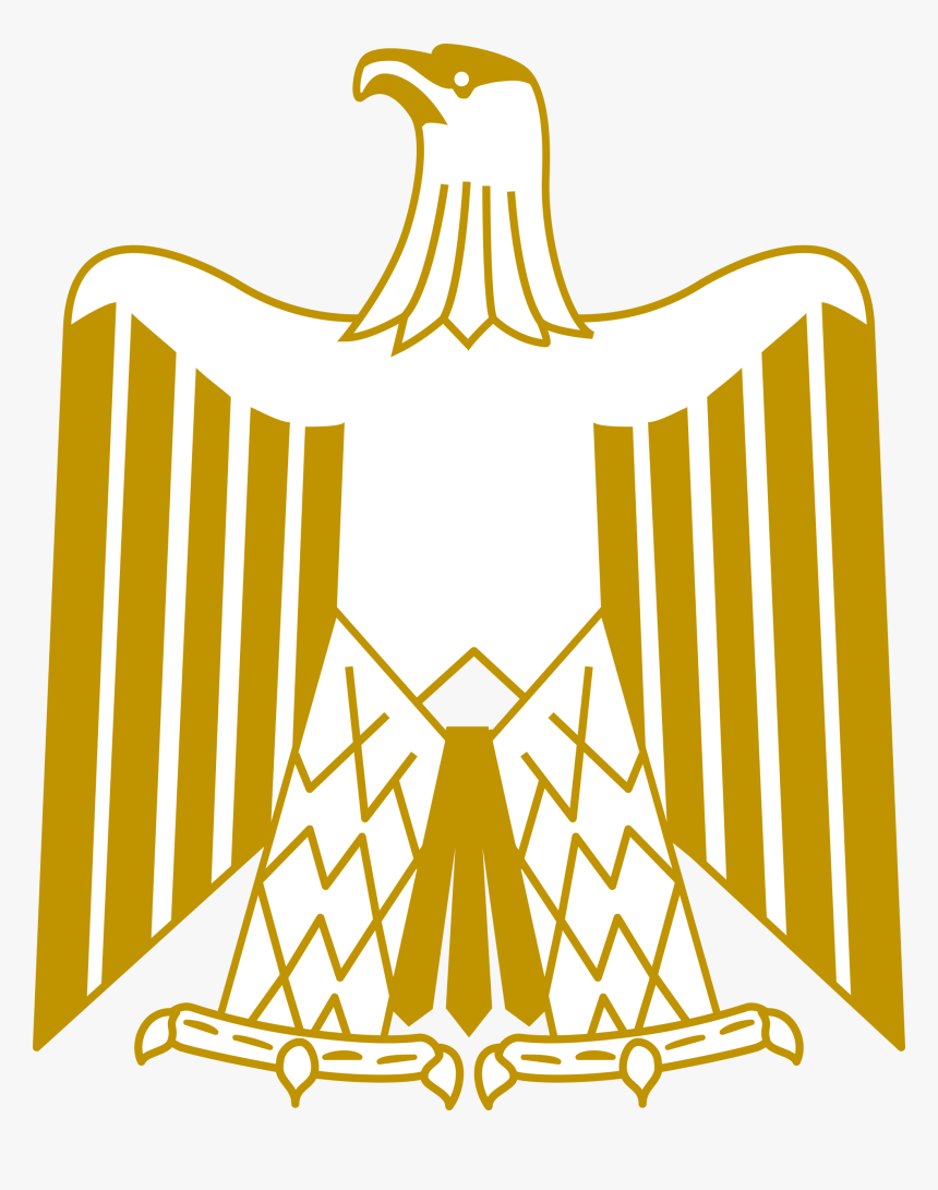 Eagle Of Saladin - Egyptian Eagle On Flag, HD Png Download