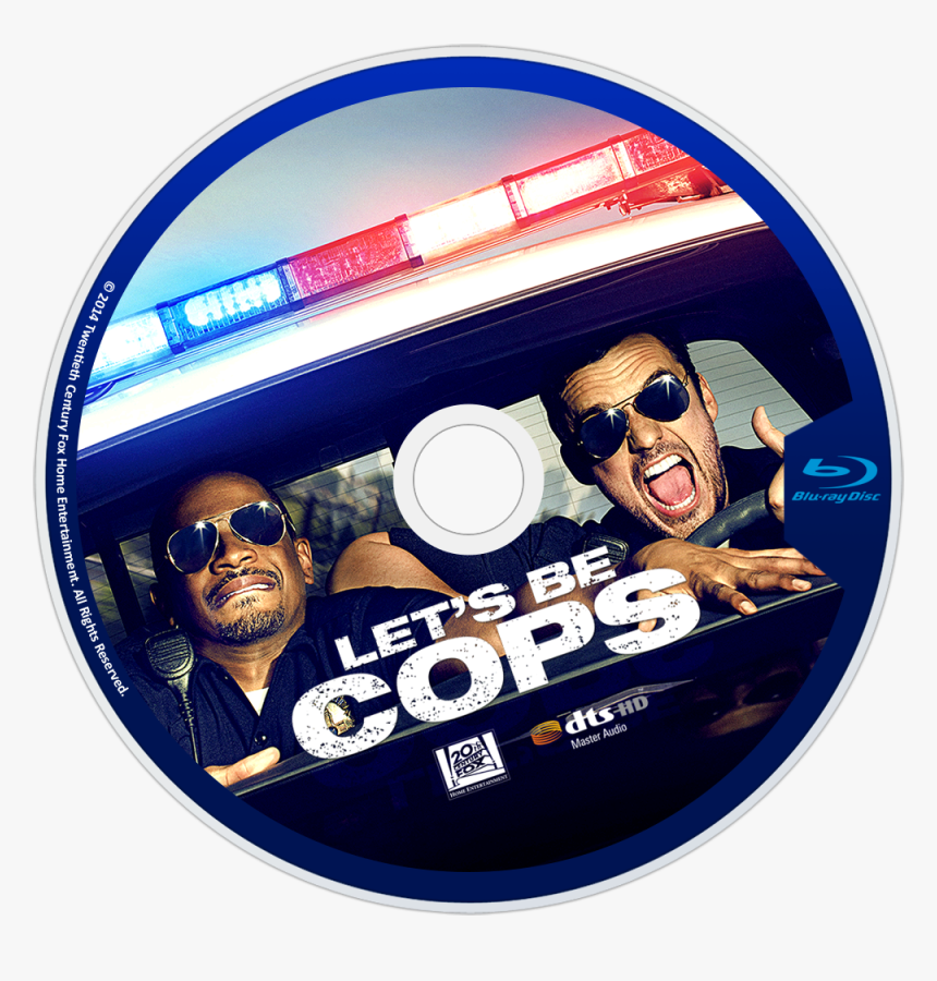 Let S Be Cops Bluray Disc Image - Let Be Cops Blu Ray Cover, HD Png Download