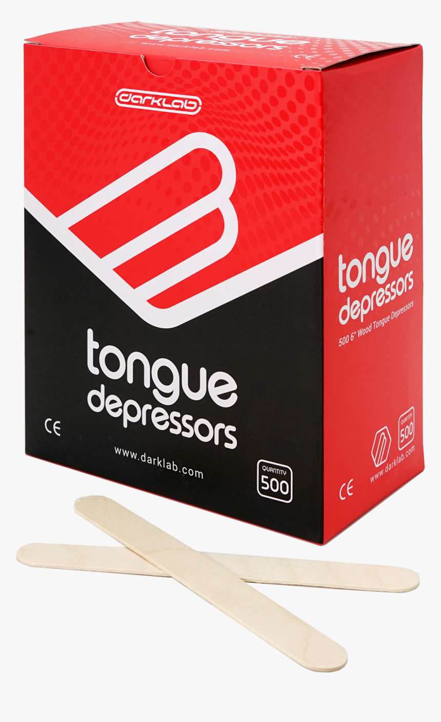 Darklab Tongue Depressors - Box, HD Png Download