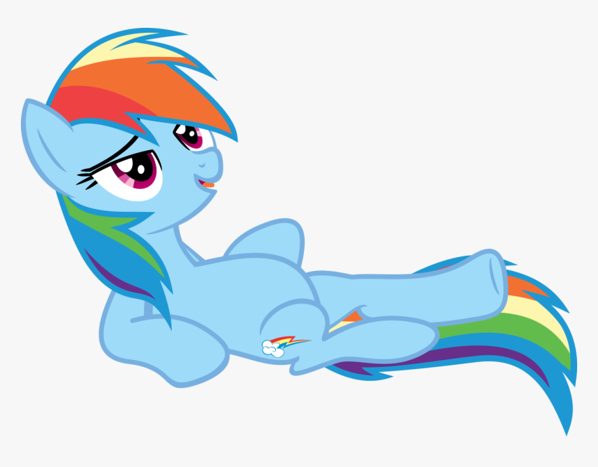 Leg Vector Back - Rainbow Dash Belly Button, HD Png Download