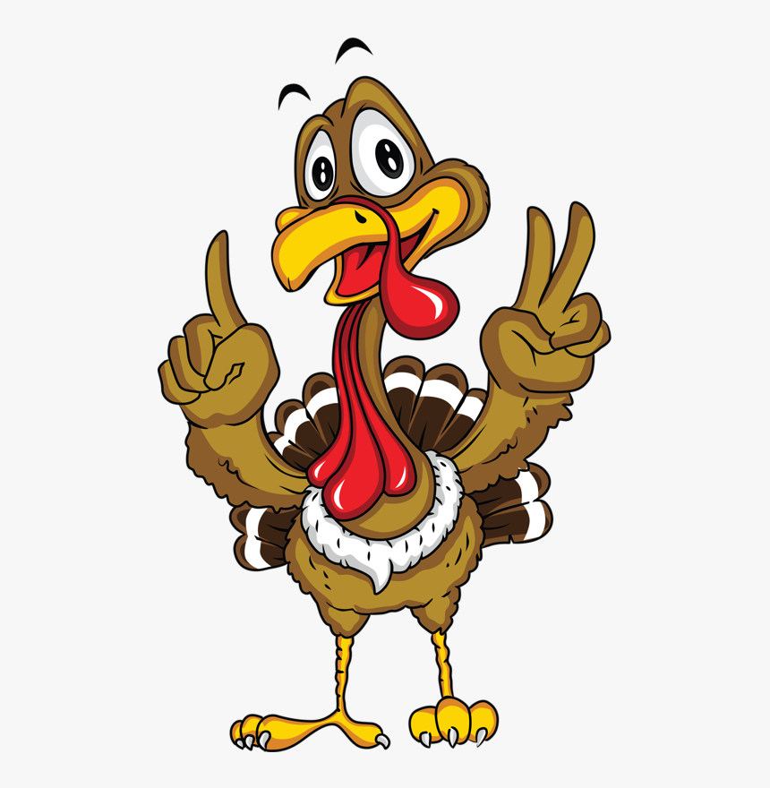 Png Happy And Tela Thanksgivingclip - Transparent Turkey Clipart, Png Download