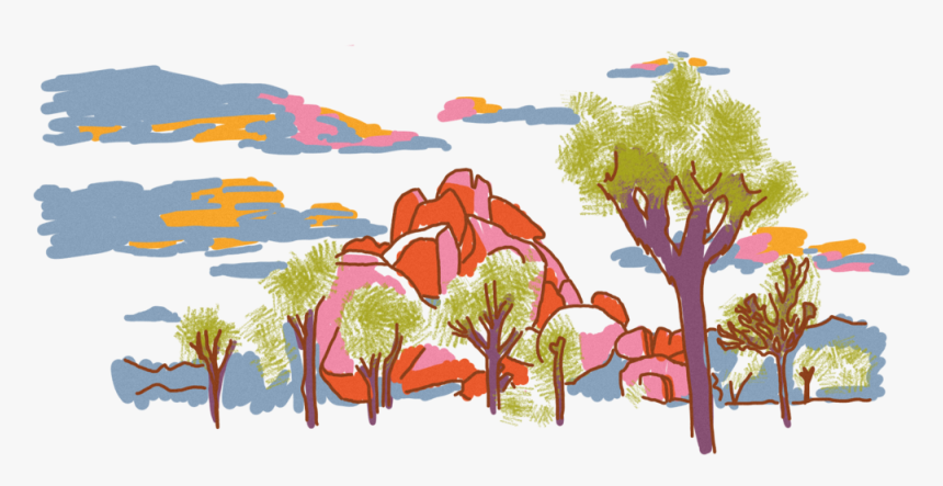 Joshua Tree - Illustration, HD Png Download