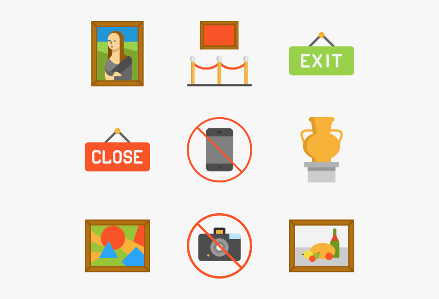 Museum Vector Cartoon - Icon Flat Design Png, Transparent Png