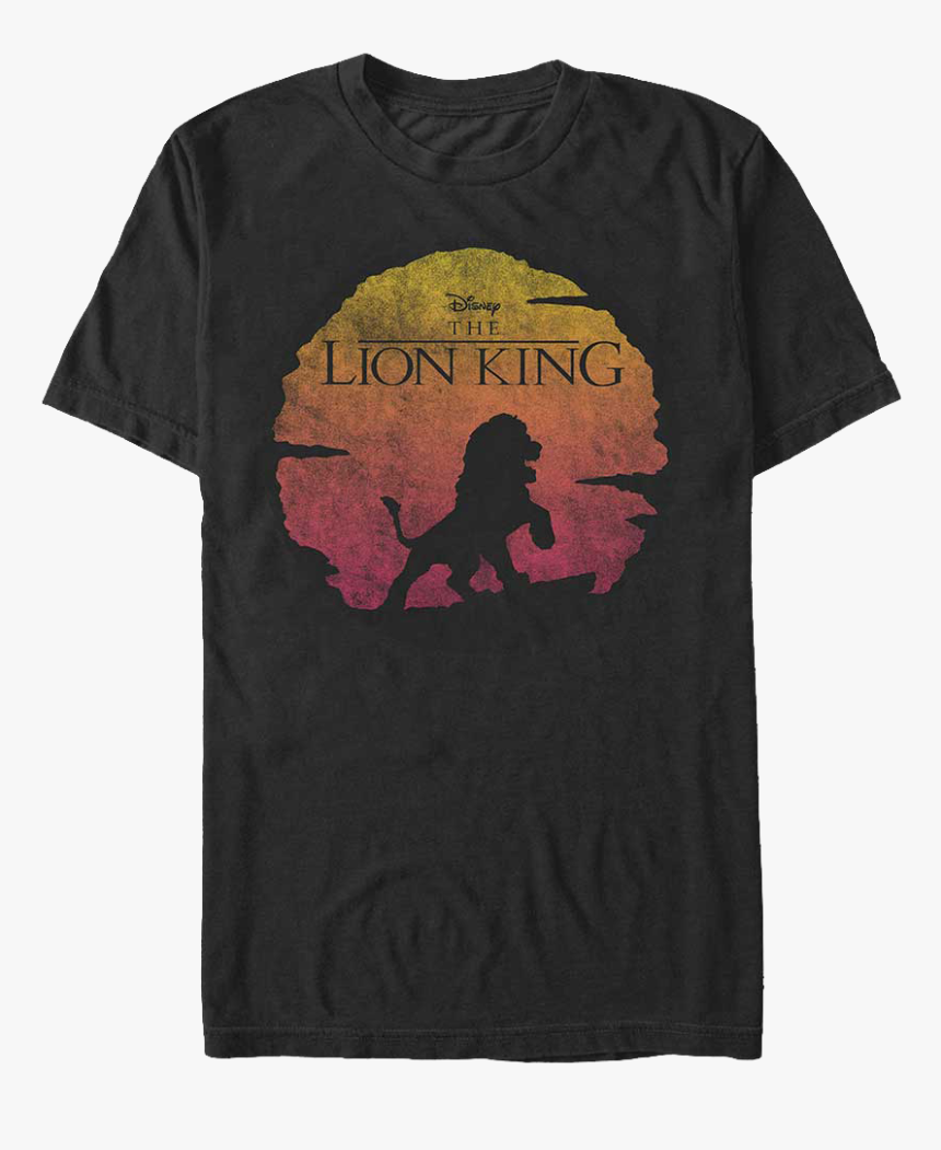 Lion King Silhouette T-shirt - Lion King Shirts For Family Disney, HD Png Download