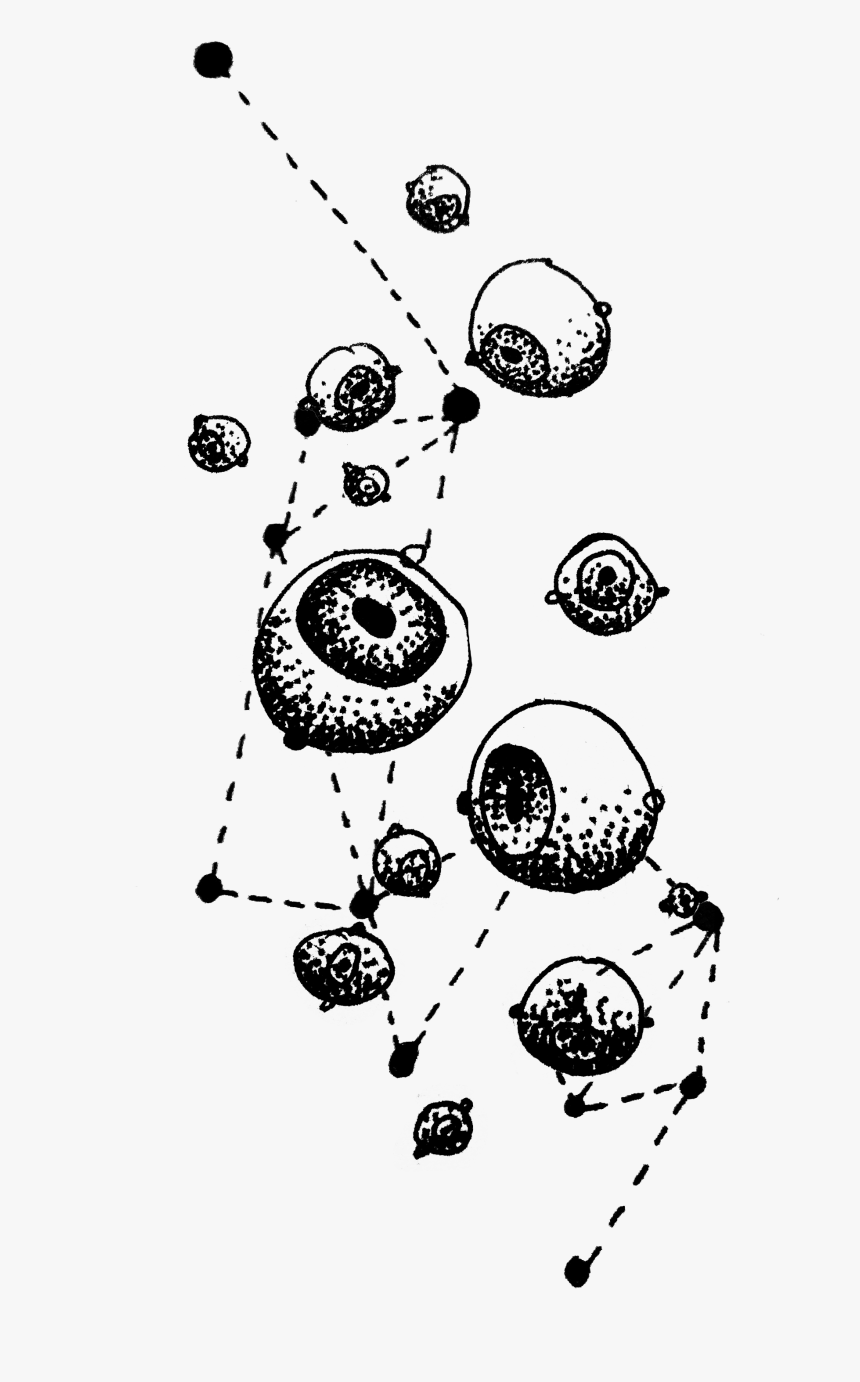 Sticker Eye Tattoo - Illustration, HD Png Download