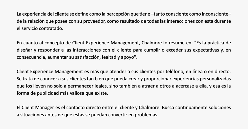  la Experiencia Del Cliente Se Define Como La Percepción - Tof Ratio 0.9 Sustained Head Lift, HD Png Download
