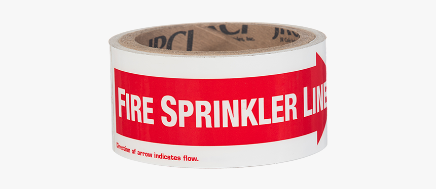 “fire Sprinkler Line” With Right Arrow, 6\ - General Supply, HD Png Download