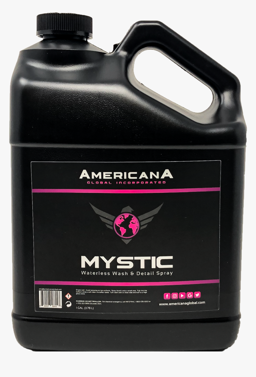 Mystic Waterless Wash & Detail Spray Gallon, HD Png Download