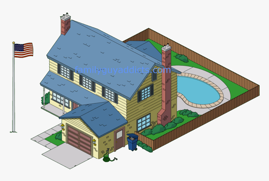 Smith House - Family Guy House, HD Png Download