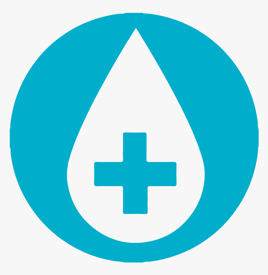 Water And Health Icon, HD Png Download