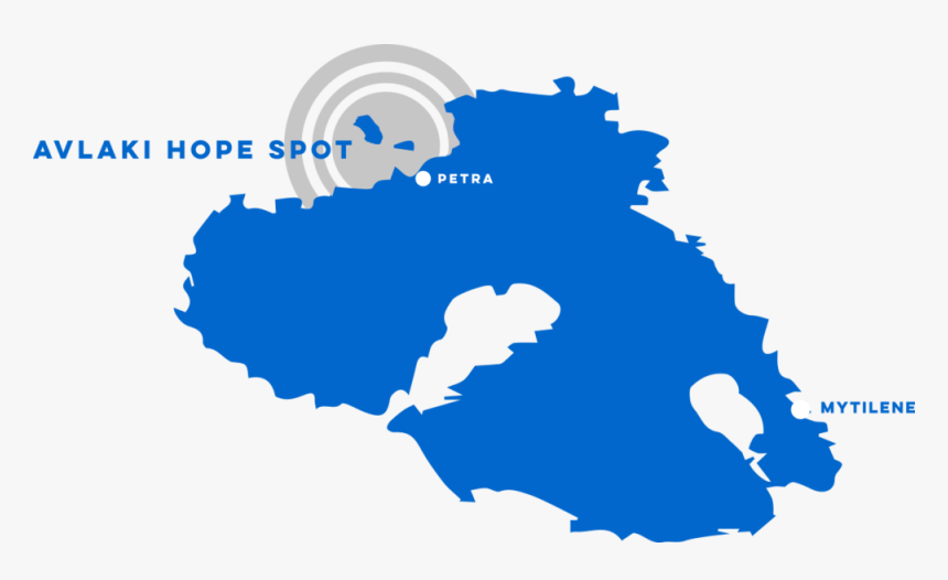 Map Hope Spot - Lesvos Map Vector, HD Png Download