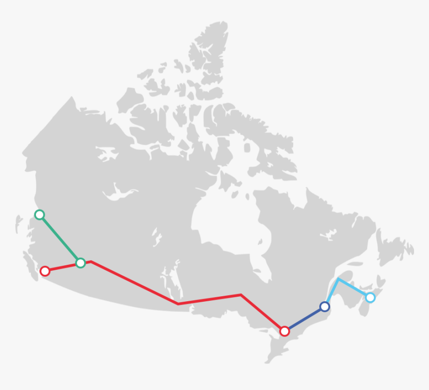 Map Of Canada, HD Png Download