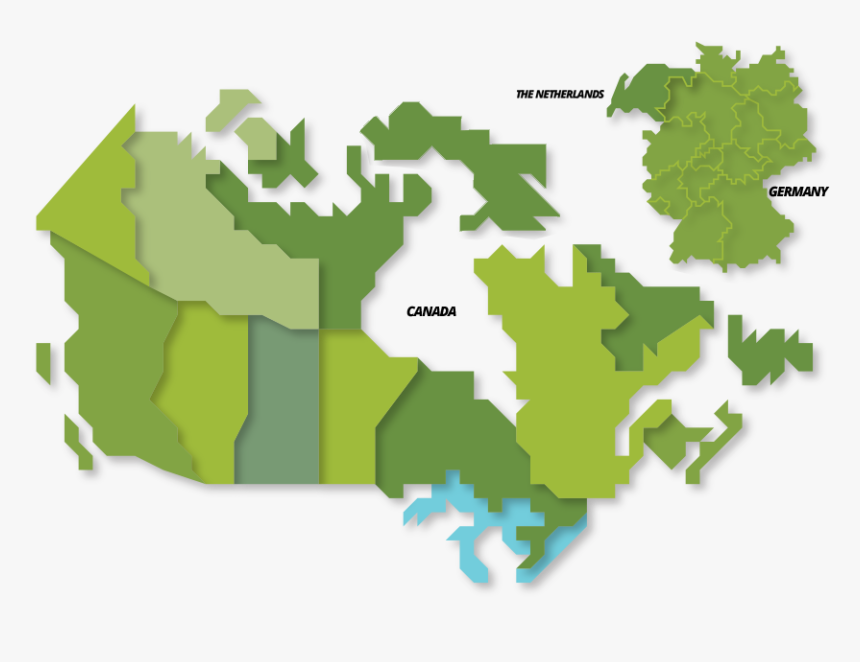 Map Of Canadian Northlands, HD Png Download