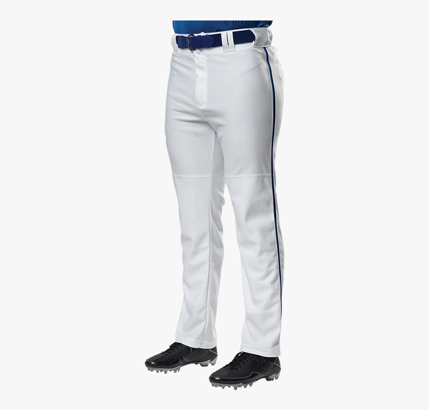 White-navy - Trousers, HD Png Download
