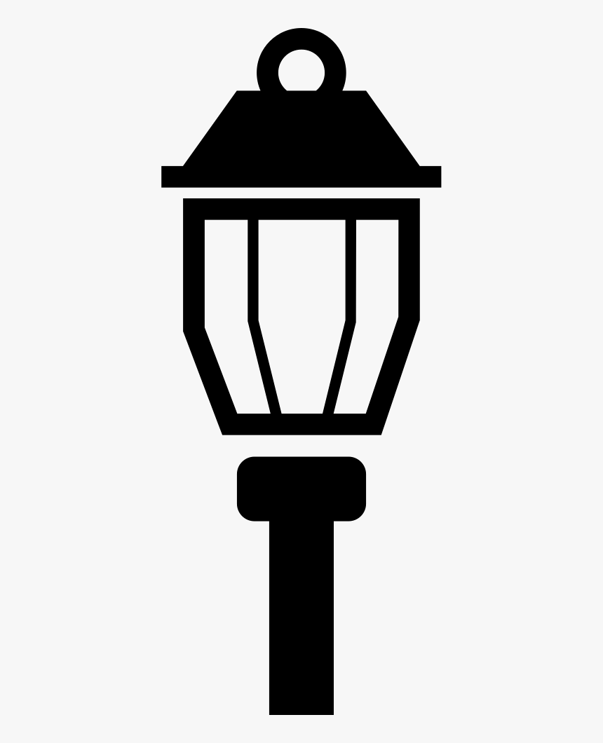 Street Light Lamp Of Vintage Style - Street Lamp Logo Png, Transparent Png