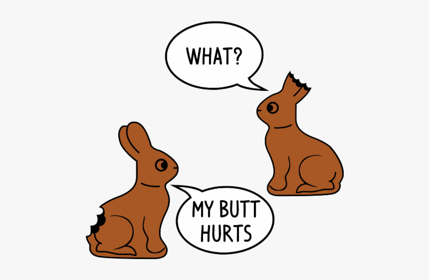 Cokoládový Králíci Boli Me Prdel, HD Png Download