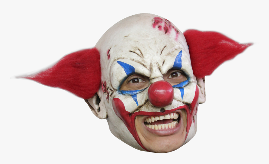 Deluxe Clown Chinless Mask - Chinless Halloween Masks, HD Png Download