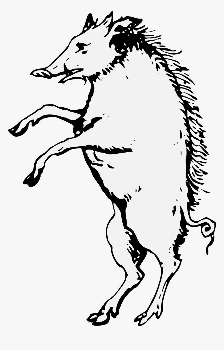 Boar Rampant, HD Png Download